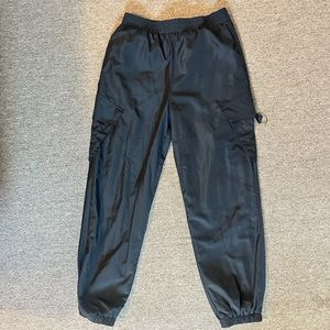 Large Forever 21 Black Cargo Pants